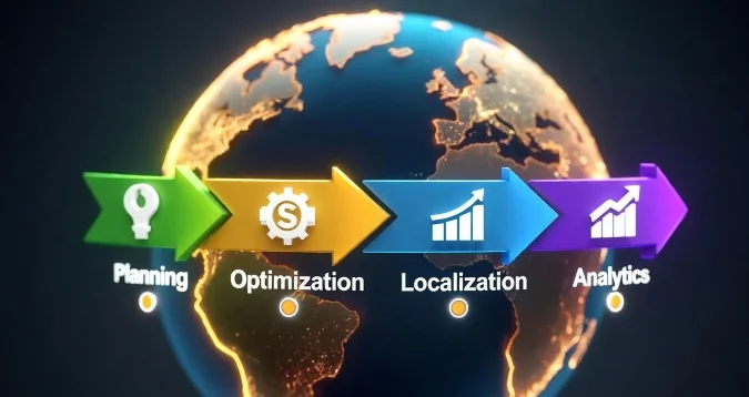 8 مراحل اجرای سئو بین الملل